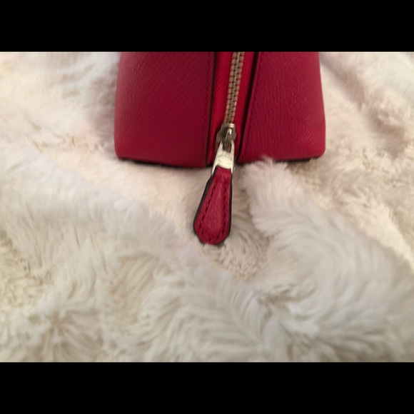 Coach COSMETIC case 22 in crossgrain leather - Picture 3 of 8